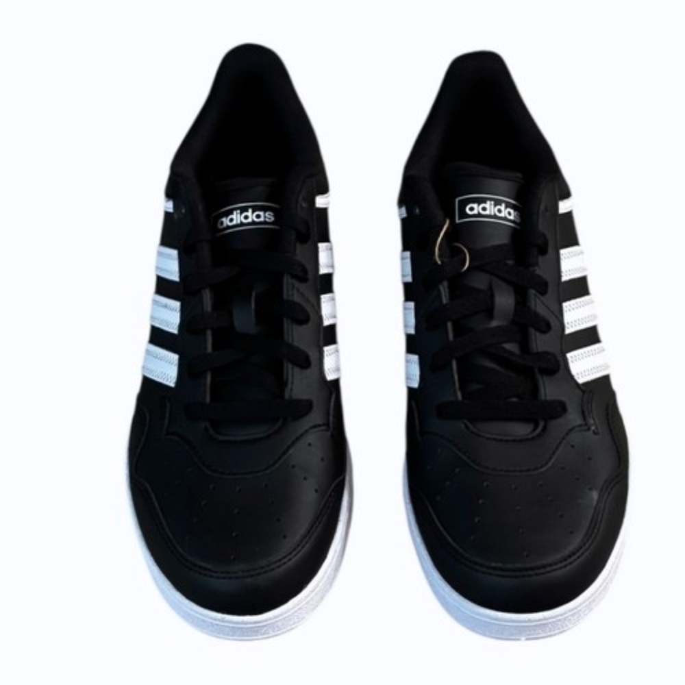Adidas Mens Hoops 4.0 Basketball Shoes Size 10 Black White - Picture 3 of 9